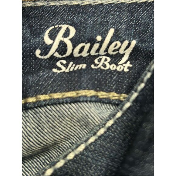 Hydraulic Jeans Bailey Slim Boot Dark Wash Denim 1/2 Short (4901) - Picture 7 of 8